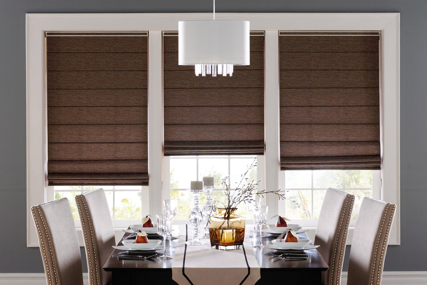 Жалюзи из натурального дерева и бамбука